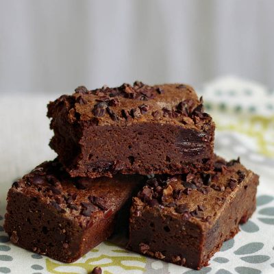 Mexican Chocolate Brownies / JillHough.com