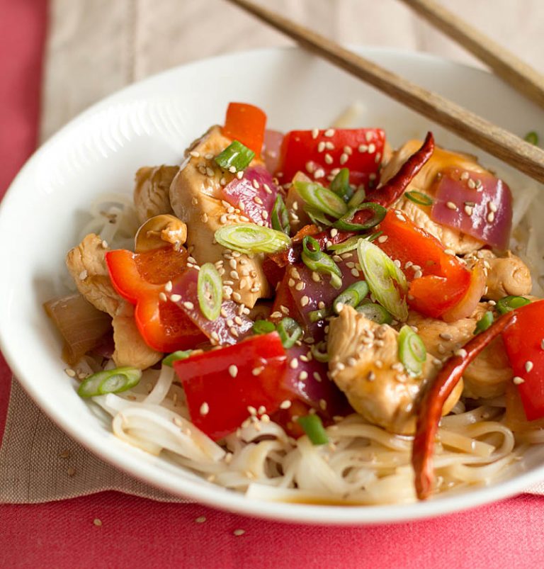 Chicken Stir Fry With Rice Noodles Ramsay