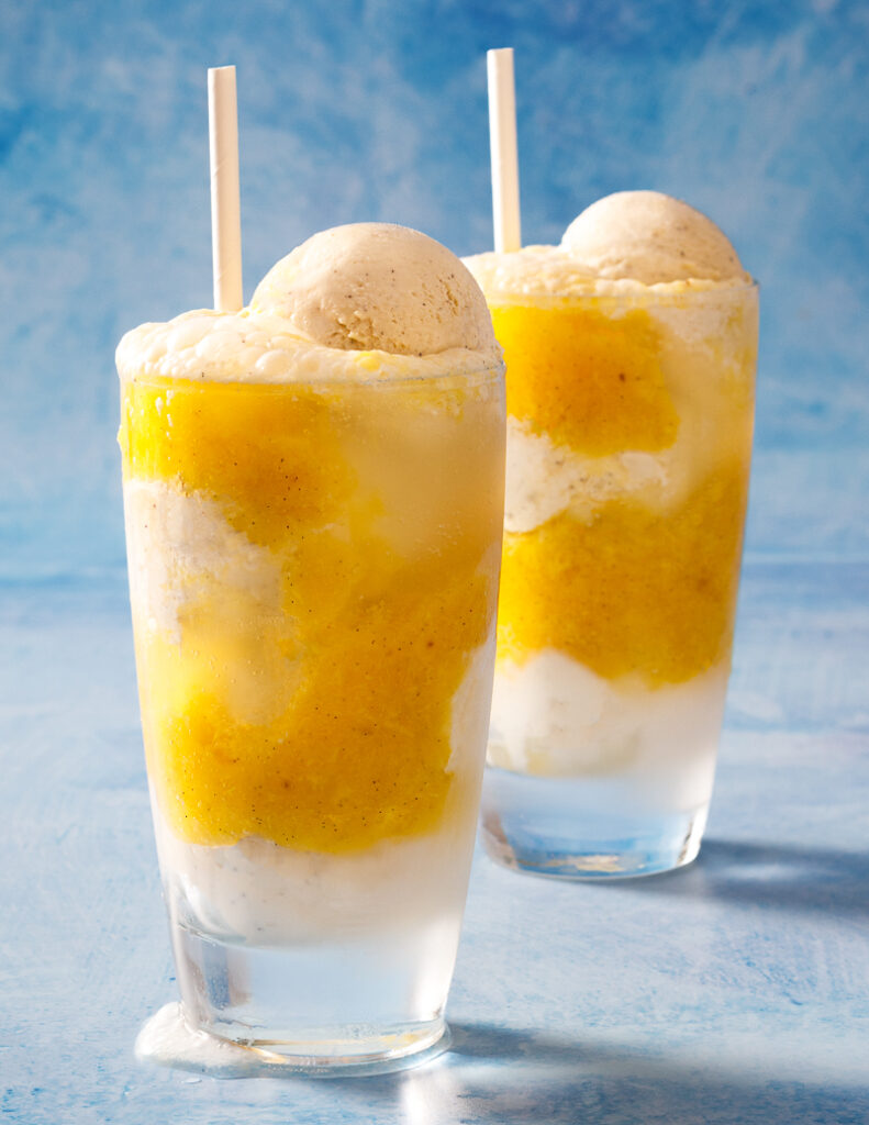 Orange Creamsicle Floats with Sparkling Wine / Jill Silverman Hough