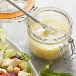 Doug's Dijon Dressing / JillHough.com A crazy-easy way to put more homemade food on the table? Make salad dressing. It's basically fat and acid, ingredients you already have on hand. Here's how. #saladdressing #homemade #cookinglessons #howto #salad #homemadesaladdressing