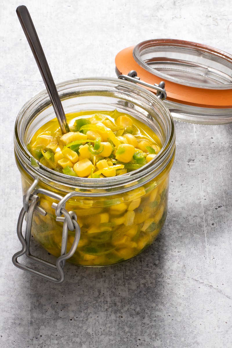 Lemon-Lime, Corn, and Jalapeno Relish / Photography Portfolio / Jill Silverman Hough